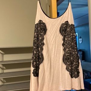 Maurice’s tank with lace detail